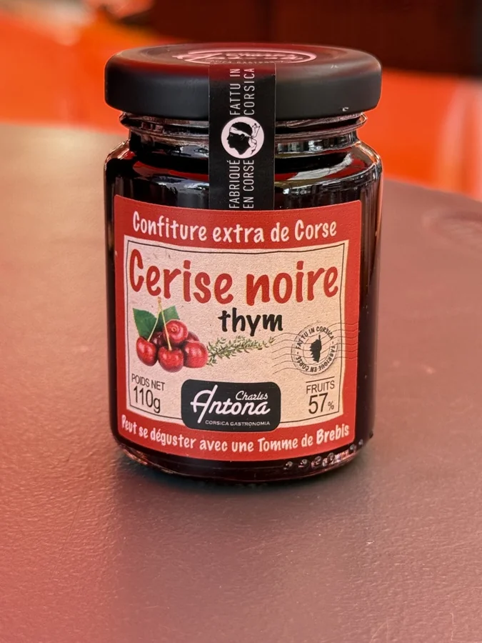 Mini Confiture Cerise Noire au Thym — Confitures & Gelées corse A l'Antica