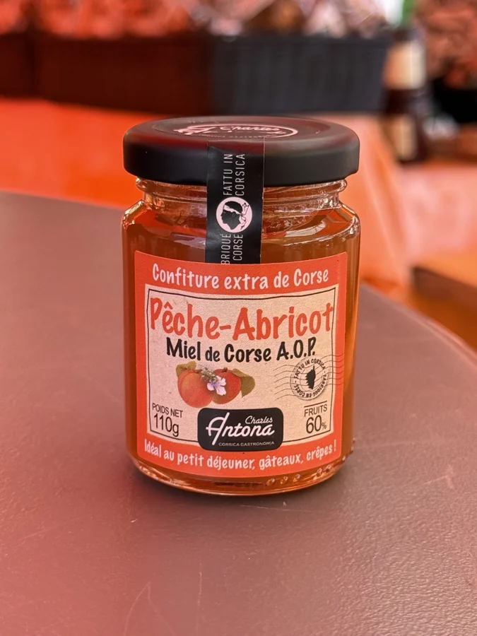 Mini Confiture Pêche-Abricot & Miel AOP — Confitures & Gelées corse A l'Antica