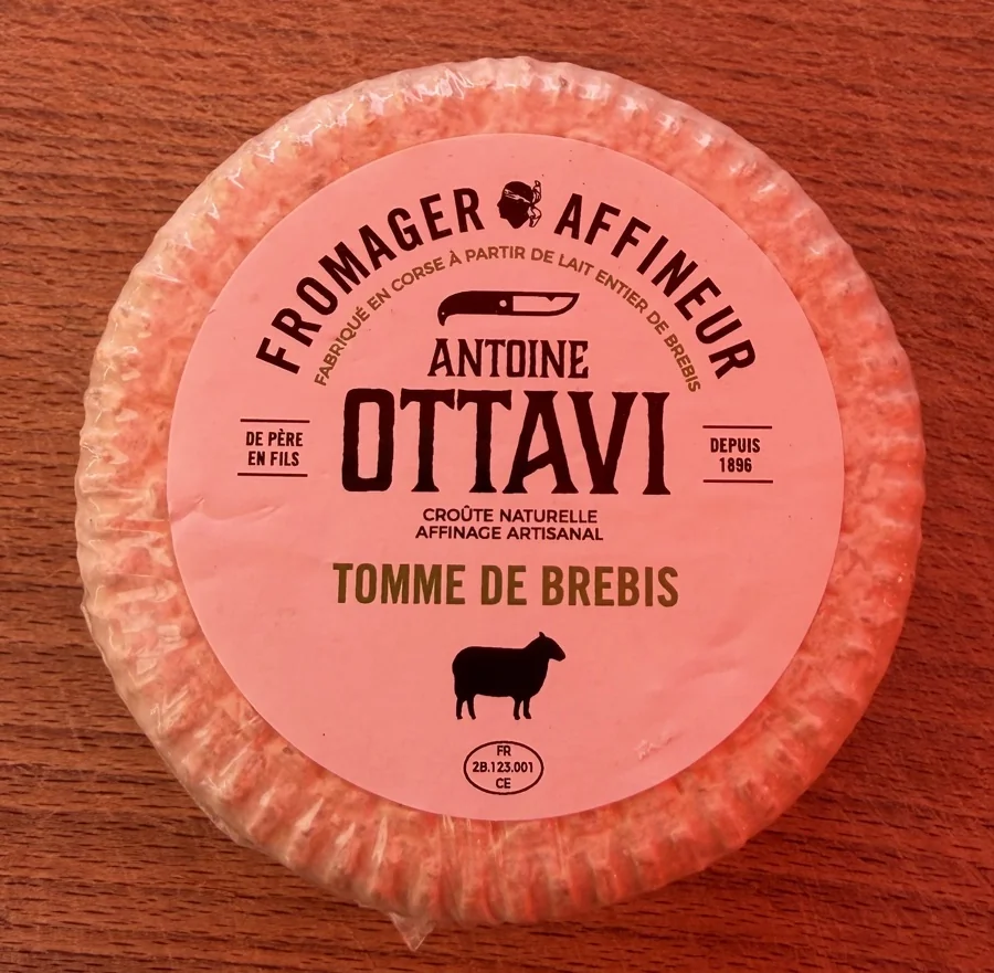 Tomme de Brebis Antoine Ottavi — Fromages corse A l'Antica