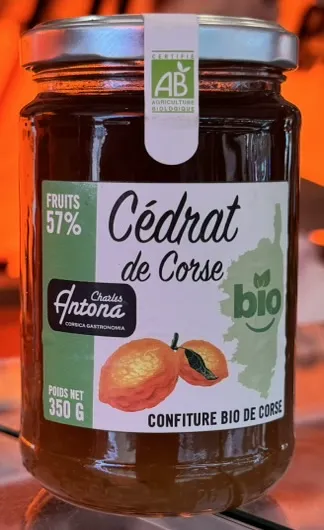 Confiture de Cédrat de Corse bio — Confitures & Gelées corse A l'Antica