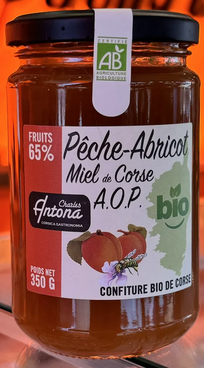Confiture Pêche-Abricot & Miel AOP — Confitures & Gelées corse A l'Antica