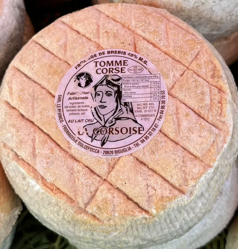 Tomme Corsoise — La Corsoise — Fromages corse A l'Antica